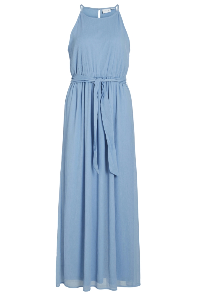 VIFALIA BELTED LONG DRESS - NOOS/DC 14100342 Blisful Blue